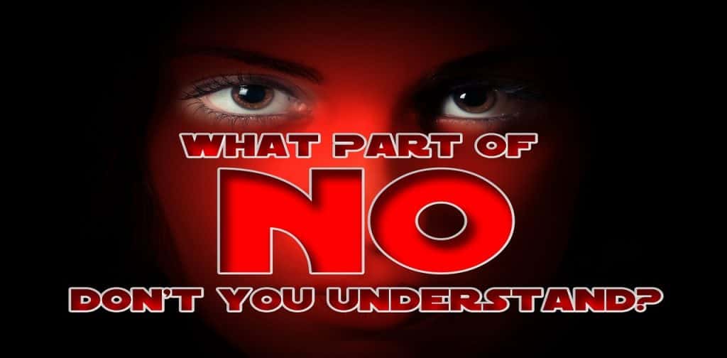 SHE SAID No SHE SAID No